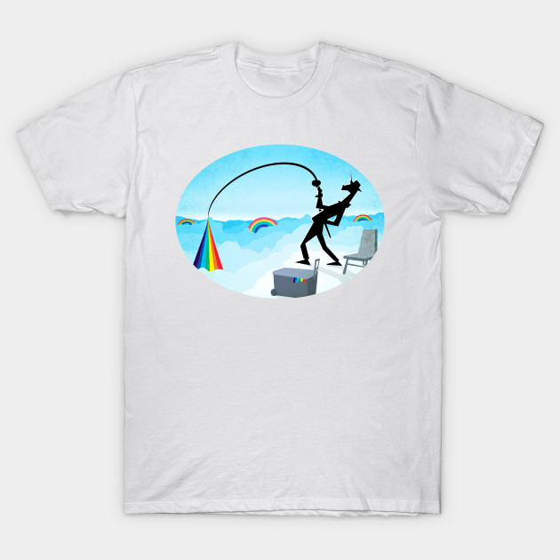 Fishing For Rainbows T-Shirt-TOZ